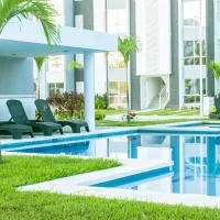 Alberca, Playa Cercana & Club de Playa opcional -Departamento E13D302、Gallineroのホテル
