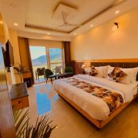 Hotel Pinerock & Cafe, Mussoorie - Mountain View Luxury Rooms with open Rooftop Cafe