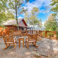 Cozy Cherry Log Cabin with Hot Tub and Mountain Views!