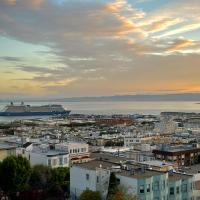 Great bay views in Russian Hill district: bir San Francisco, Russian Hill oteli