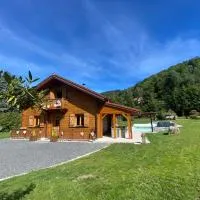 Gîte Chalet avec bain nordique et piscine 11 pers Hautes Vosges, hotel en Plainfaing