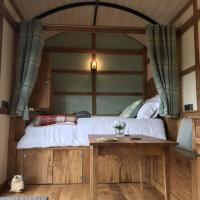 The Orient Express Shepherd's Hut with Hot Tub