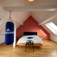 Loft mit 2 Terrassen - ruhig&sonnig, hotel v Lipsku (Schleussig)