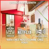 Paris-Zénith-bienvenue-terrasse-Netflix, ξενοδοχείο σε Pantin