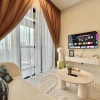 Cozy 1-4Pax SkyTrees AeonBukitIndah NetflixWifi, hotel en Bukit Indah, Johor Bahru
