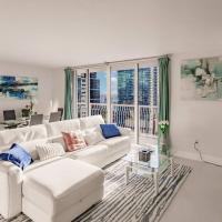 Upscale Brickell 2 bedroom with water views and free parking