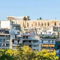 Bright Modern Apt View of the Acropolis 5 min walk