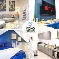Luxury City Centre Apartment with Juliet Balcony, Fast Wifi and SmartTV with Netflix by Yoko Property