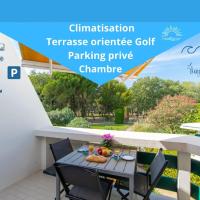 Mer et Golf*charmant T2* Clim*Parking*Paisible