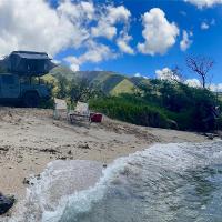 Embark on a journey through Maui with Aloha Glamp's jeep and rooftop tent allows you to discover diverse campgrounds, unveiling the island's beauty from unique perspectives each day