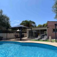 House for 6, swimming pool, garden, sea at 800m