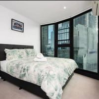 Stylish 2BR Apt wCity view nr Yarra River Crown