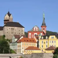 Hotel Císař Ferdinand, hotel Loketben
