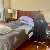 B2 A private room in Naperville downtown with desk and Wi-Fi near everything