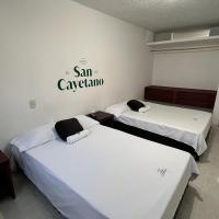 Hotel San Cayetano, hotell i nærheten av Aguas Claras lufthavn - OCV i Ocaña