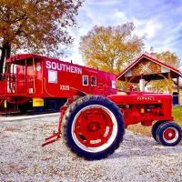 Bourbon Trail: Caboose on the Farm, hotel a Lawrenceburg