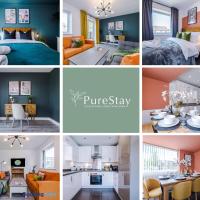 Designer House in Manchester Near Stadium with Wi-Fi & Parking by PureStay Short Lets & Serviced Accommodation
