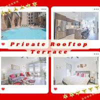 Private Rooftop Terrance-Walk Score 81-Shopping District-King Bed-Parking 4003, hotel dekat Scottsdale Airport - SCF, Scottsdale