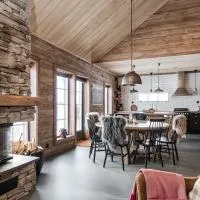 Luxurious cottage with sauna overlooking mountains, hotel di Vemdalsskalet