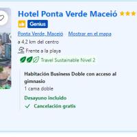 Maceio Ponta Verde, hotel in: Buceo, Montevideo