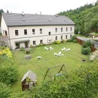 Penzion Starý Pivovar, hotelli Křtinyssä