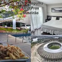 Flat Pampulha orla prox Mineirão, готель у Белу-Оризонті