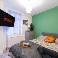 Rooms with Netflix in a shared accommodation, 10 min walk from the stadium