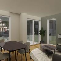 Neues hochwertiges Service-Apartment mit Garten in toller Lage im schönen Hamburg !, hôtel à Hambourg (Lokstedt)