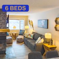 2 Bedroom and Wall Bed Mountain Getaway Ski In Ski Out Condo with Hot Pools Sleeps 8, hótel í Panorama