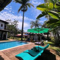 과루자 Praia de Pernambuco에 위치한 호텔 Pousada Casa Paradiso Guarujá