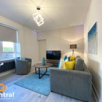 2 Bedroom Apartment by Central Serviced Apartments - Monthly Bookings Welcome - FREE Street Parking - WiFi - Smart TV - Ground Level - Family Neighbourhood - Sleeps 4 - 1 Double Bed - 2 Single Beds - Heating 24-7 - Trade Stays - Weekly & Monthly Offers