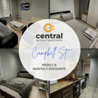 2 Bedroom Apartment by Central Serviced Apartments - Ground Floor - Monthly & Weekly Bookings Welcome - FREE Street Parking - Close to Centre - 2 Double Beds - WiFi - Smart TV - Fully Equipped - Heating 24-7