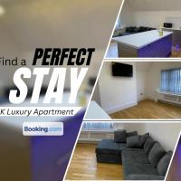 Luxury Penthouse7 By AK Luxury Apartment Short Lets & Serviced Accommodation Wolverhampton With Free private parking