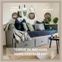 Le Gite 3 - Studio confort, 10min Golfech, Hotel in Malause