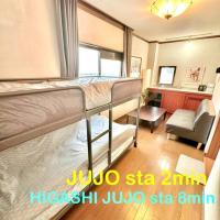 2 Best location private room close to JR station!in JUJO shopping street