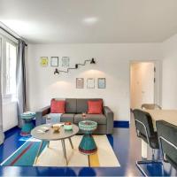 Modern & colourful 3BD for 9 guests in Le Marais!
