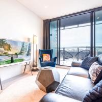 Contemporary 2-Bed Apartment Minutes to City, hotell i Green Square i Sydney