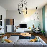 Modern, design lakás a Margit-sziget mellett