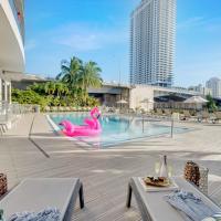 Near Beach Infinity View Balcony Pool Gym, hotel in Hallandale Beach, Hallandale Beach