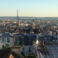 Vue panoramique sur Paris - Montmartre