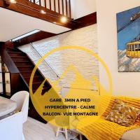 Yellow Home-by So'SerenityHome-balcon vue montagne-mezzanine
