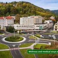 Complex Curie, hotell i Jáchymov