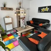Meppen में, होटल "Golden Delicious" Meppen Ebenerdig 84 qm Carport Terrasse Neubau Free WIFI 2 Schlafzimmer bis 4 Personen Einbauküche