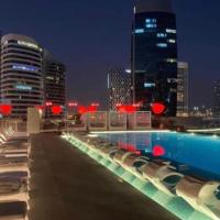 Al Faq‘에 위치한 호텔 Modern Apartment close to Burj Khalifa