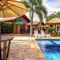 CHÁCARA TOP, com VISTA das Montanhas, PISCINA, PET FRIENDLY,, ESTACIONAMENTO ,Wi-Fi 213 Mbps, hotel sa Tuiuti