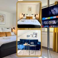 Design Apartment, Küche, Smart-TV, WLAN, hotell i Bochold i Essen