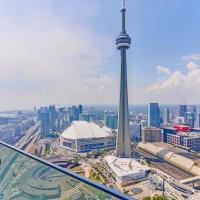 Presidential 2+1BR Condo, Entertainment District (Downtown) w/ CN Tower View, Balcony, Pool & Hot Tub, hotel a The Harbourfront, Toronto