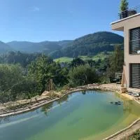 Chez Svanette B&B Villa Sonnglück, hotel Zullwil városában