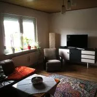 Ferienwohnung mit Balkon 1.OG: Neustadt bei Coburg şehrinde bir otel