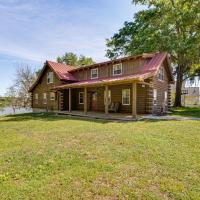 Waterfront Livingston Log Cabin with Private Dock!